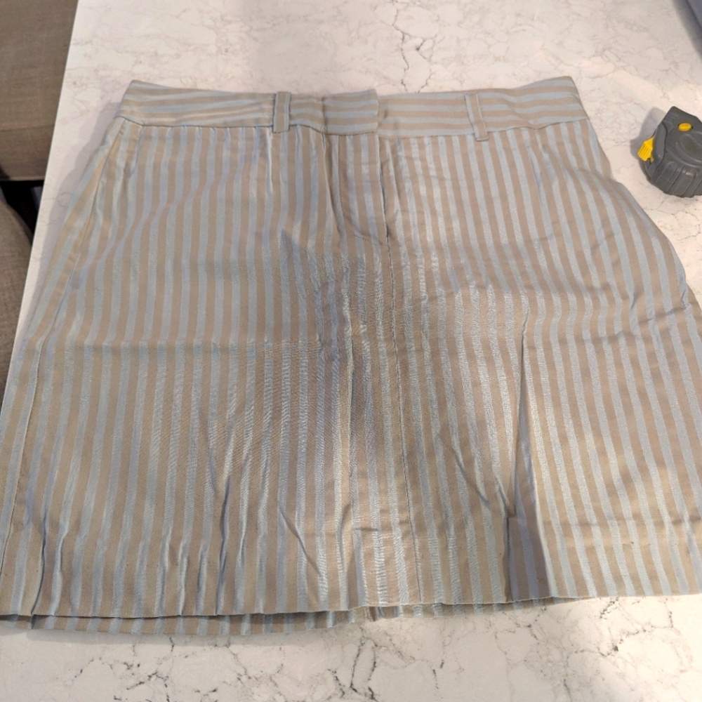 Striped Beige Skirt